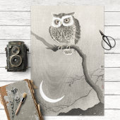 Cute Owl Decoupage Tissuepapier