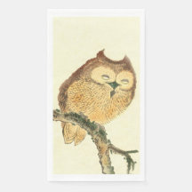 Cute Owl - Elegant Japanese Fine Art