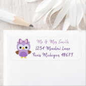 Cute Owl Etiket (Insitu)
