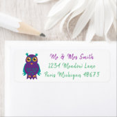 Cute Owl Etiket (Insitu)