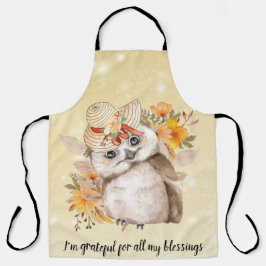 Cute owl Farmhouse romantic wallpaper Schort