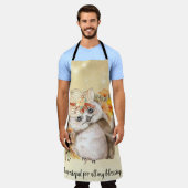 Cute owl Farmhouse romantic wallpaper Schort (Gedragen)