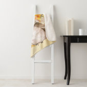 Cute owl Farmhouse romantic wallpaper Sherpa Deken (In situ)