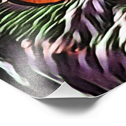 CUTE OWL FOTO AFDRUK (Hoek)