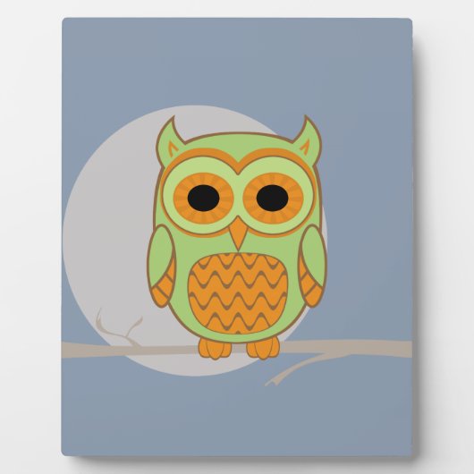 Cute Owl Fotoplaat (Voorkant)
