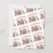 Cute Owl Friend Valentijnsdag Feestdagenkaart (Achterkant)