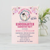 Cute Owl Funny Kindergarten Afstuderen Kaart (Staand voorkant)
