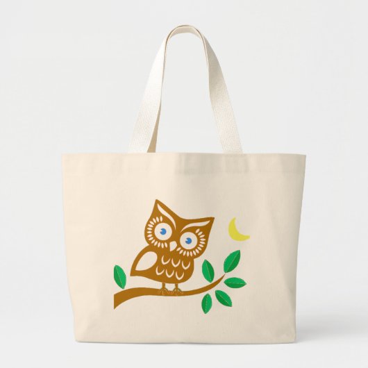 Cute Owl Grote Tote Bag (Voorkant)