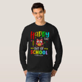 Cute Owl Happy Last Day Of School Teacher Student  T-shirt (Voorkant volledig)