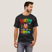 Cute Owl Happy Last Day Of School Teacher Student  T-shirt (Voorkant volledig)