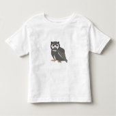 Cute Owl Illustration Kinder Shirts (Voorkant)