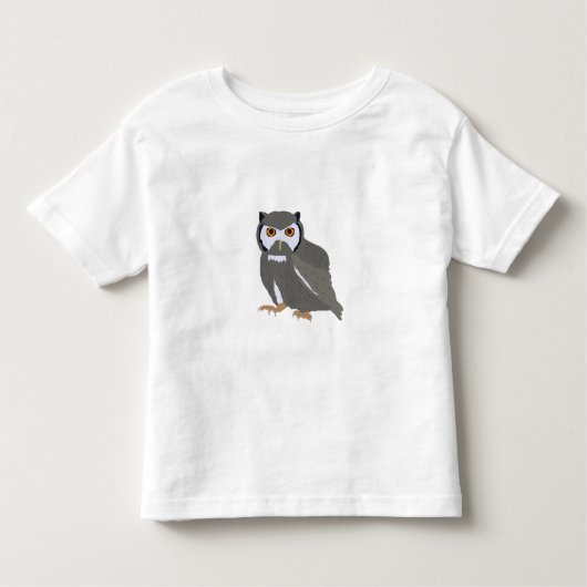 Cute Owl Illustration Kinder Shirts (Voorkant)