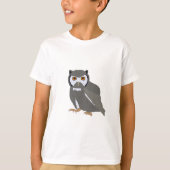 Cute Owl Illustration T-shirt (Voorkant)
