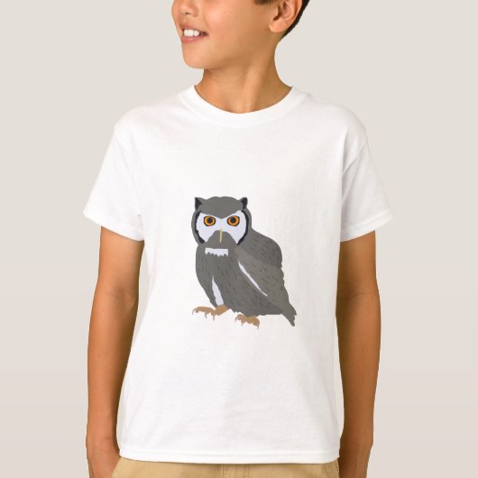 Cute Owl Illustration T-shirt (Voorkant)