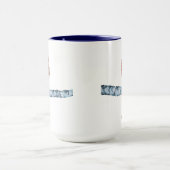 Cute Owl in Knit Stocking Pet White Mok (Midden)