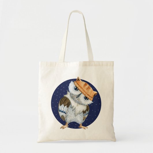 Cute Owl in Pet Tote Bag (Voorkant)