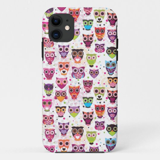 Cute owl iphone 5 hoesje (Achterkant)