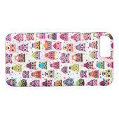 Cute owl iPhone 7 hoesje (Achterkant (Horizontaal))