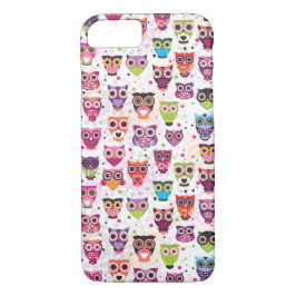 Cute owl iPhone 7 hoesje