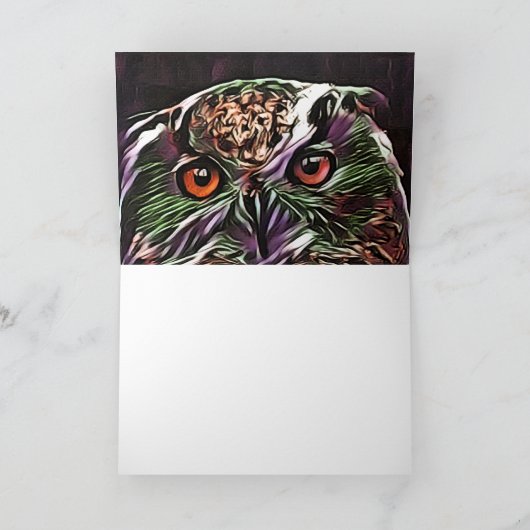CUTE OWL KAART (Binnen)