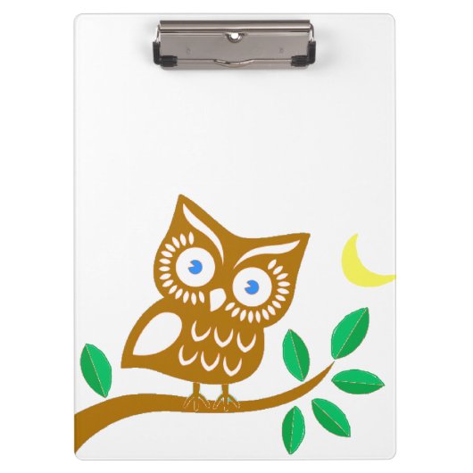 Cute Owl Klembord (Voorkant)
