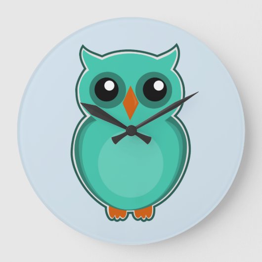 Cute OWL-klok Grote Klok (Voorkant)