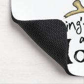 Cute Owl Knitting Muismat (Hoek)
