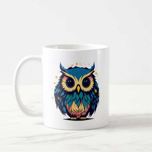 Cute Owl Koffiemok (Links)