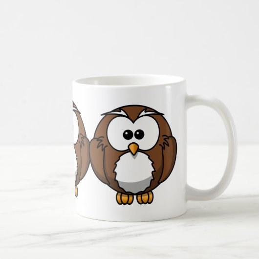 Cute Owl Koffiemok (Rechts)