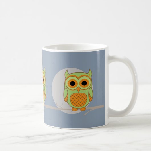 Cute Owl Koffiemok (Rechts)