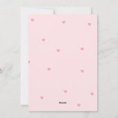 Cute owl koppel Valentijnsdag Feestdagenkaart (Achterkant)