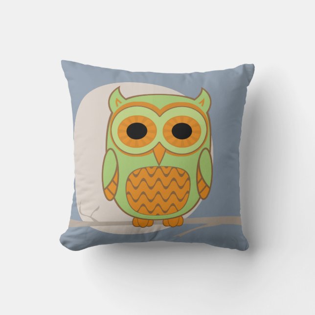 Cute Owl Kussen (Voorkant)
