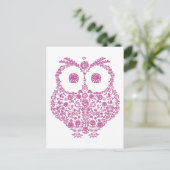 CUTE OWL LOVERS GIFT BRIEFKAART (Staand voorkant)