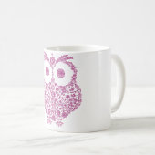 CUTE OWL LOVERS GIFT KOFFIEMOK (Voorkant rechts)
