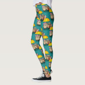 Cute Owl Lovers w/ Umbrella & Red Chocolate Box Leggings (Links)