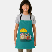 Cute Owl Lovers w/ Umbrella & Red Chocolate Box Schort (Insitu)