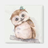 Cute Owl Magneet (Voorkant)