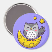 Cute Owl Magneet (Voorkant / Achterkant)