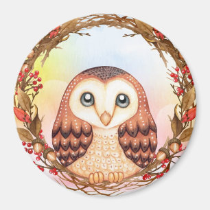 Cute Owl Magneet