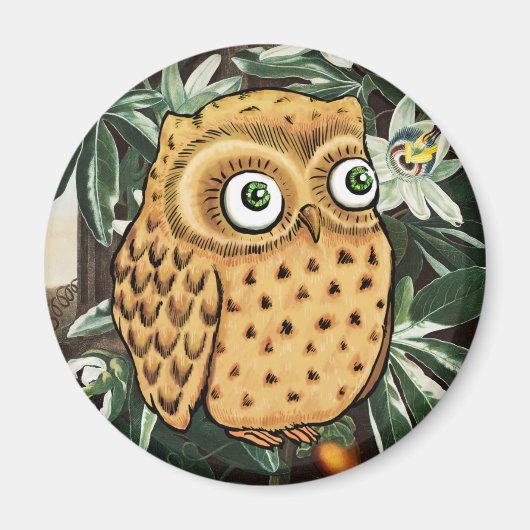 Cute Owl Magneet (Voorkant)