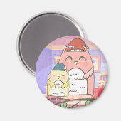 Cute Owl Magneet (Voorkant / Achterkant)