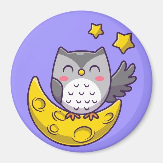 Cute Owl Magnet (Voorkant)