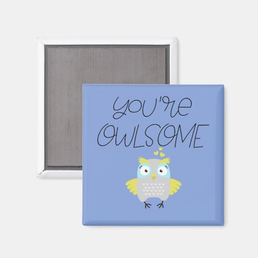 Cute Owl Magnet (Voorkant / Achterkant)