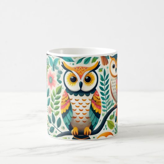 Cute owl mok (Center)