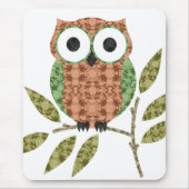 Cute Owl Mousepad Muismat (Voorkant)