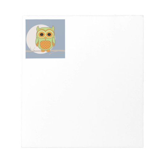 Cute Owl Notitieblok (Voorkant)