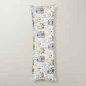 Cute Owl Pattern body kussens (Achterkant (Verticaal))