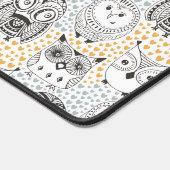 Cute Owl Pattern Bureaumat (Hoek)