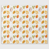 Cute Owl Pattern Cadeaupapier (Vlak)