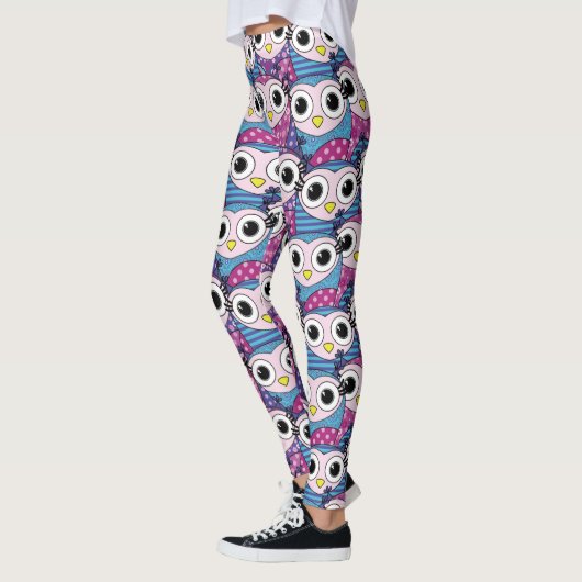 Cute Owl Pattern Leggings (Links)